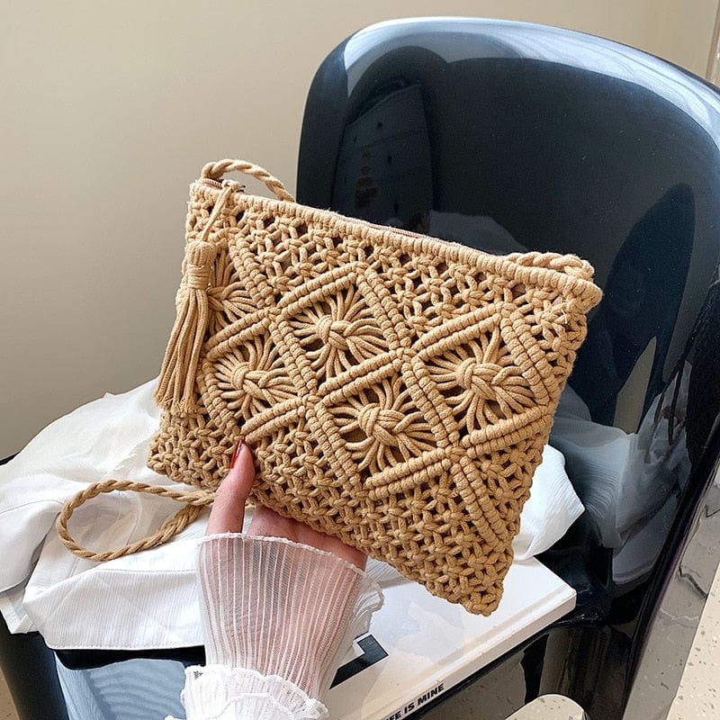 Le Sac à Bandoulière Tressé