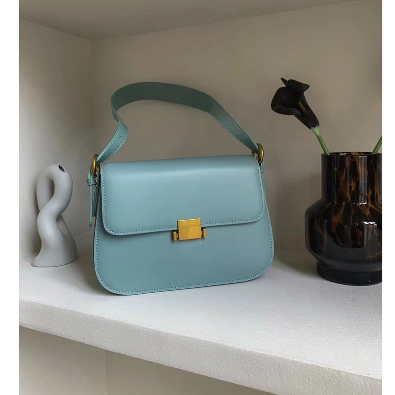 Sac Bandoulière Bleu Canard