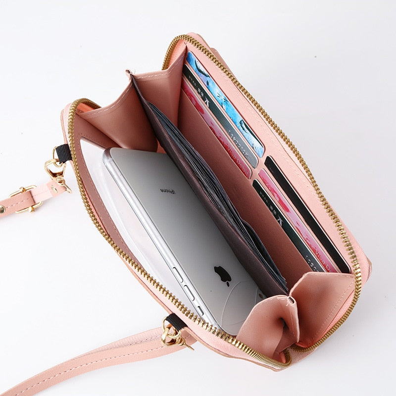 Pochette Cuir Bandoulière Femme