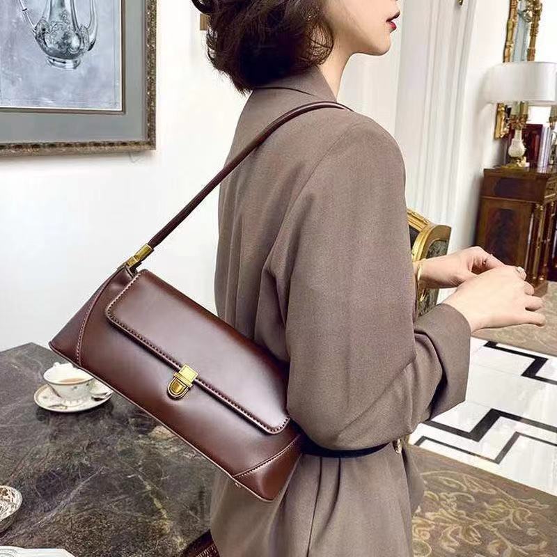 Sac Baguette Marron
