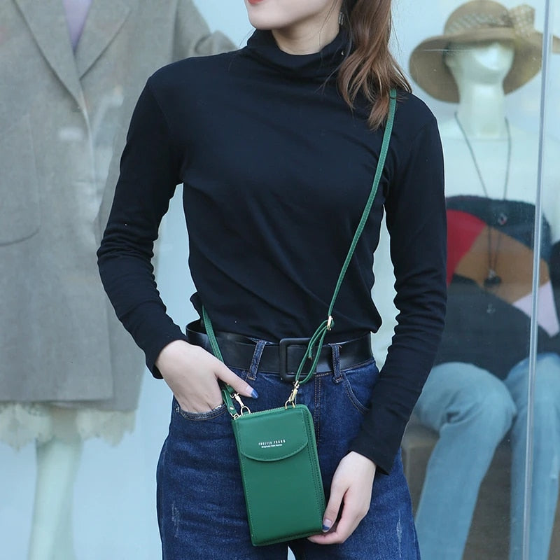 Pochette Portefeuille Bandoulière Femme