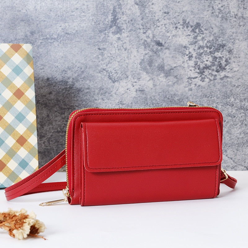 Pochette Cuir Bandoulière Femme