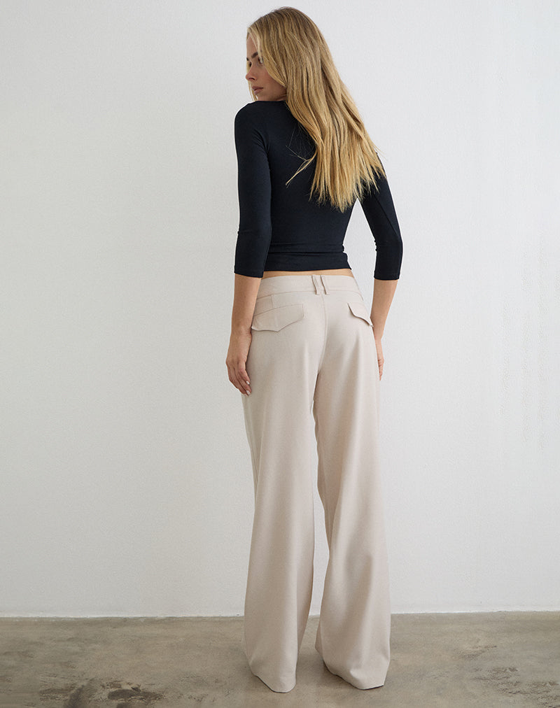 Calza Trouser in Tailoring Cannoli Cream