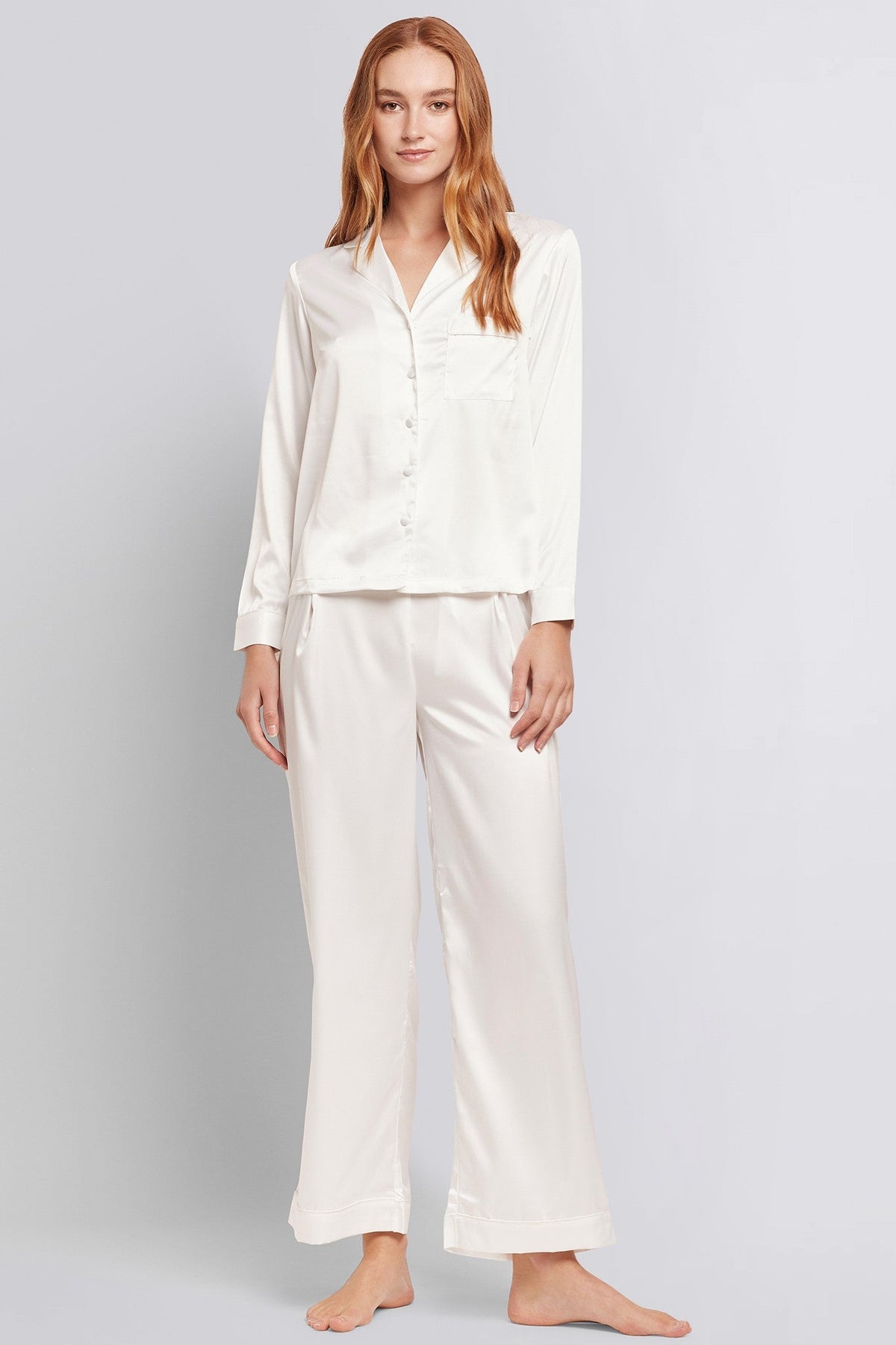Toni Lounge Pyjama Set - White *Final Sale*