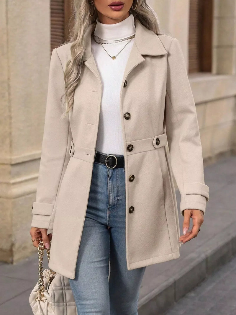 Sobria — Manteau droit à manches longues