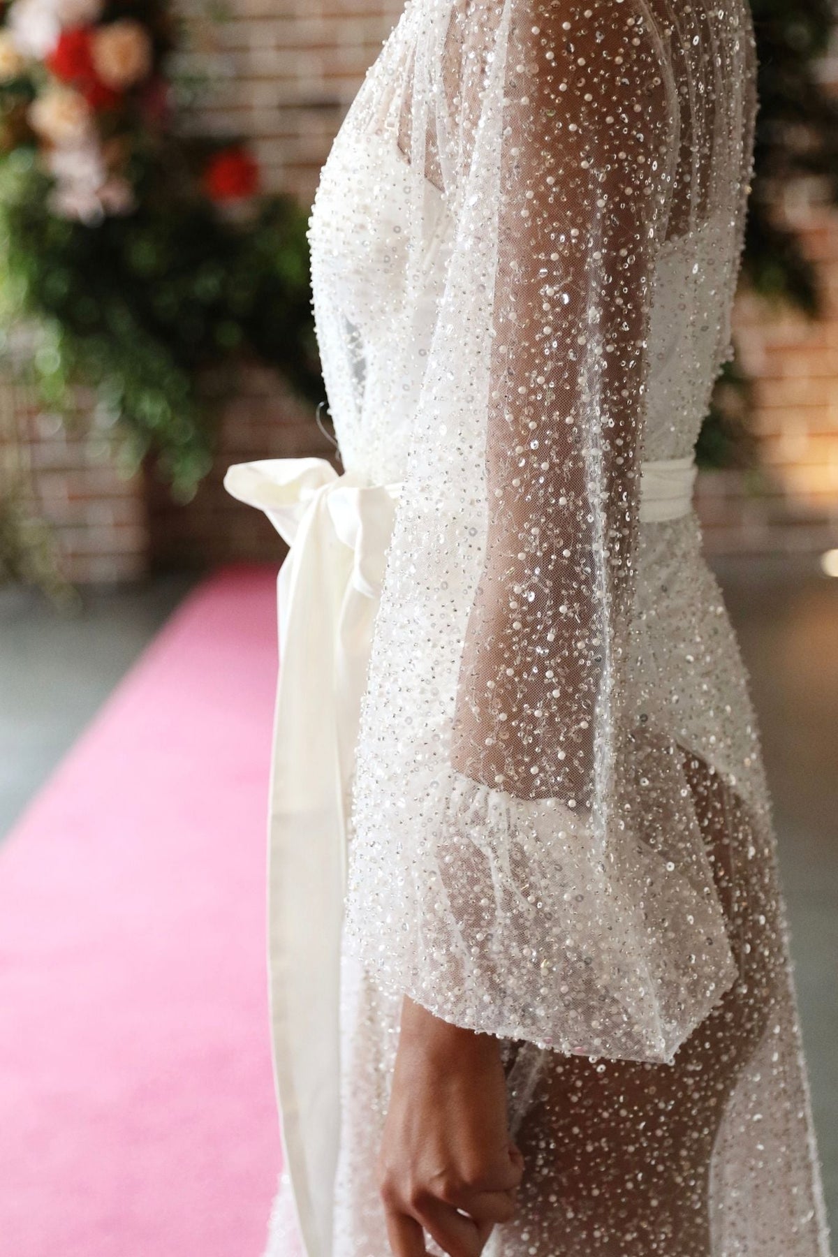 Athena Sequin Beaded Robe