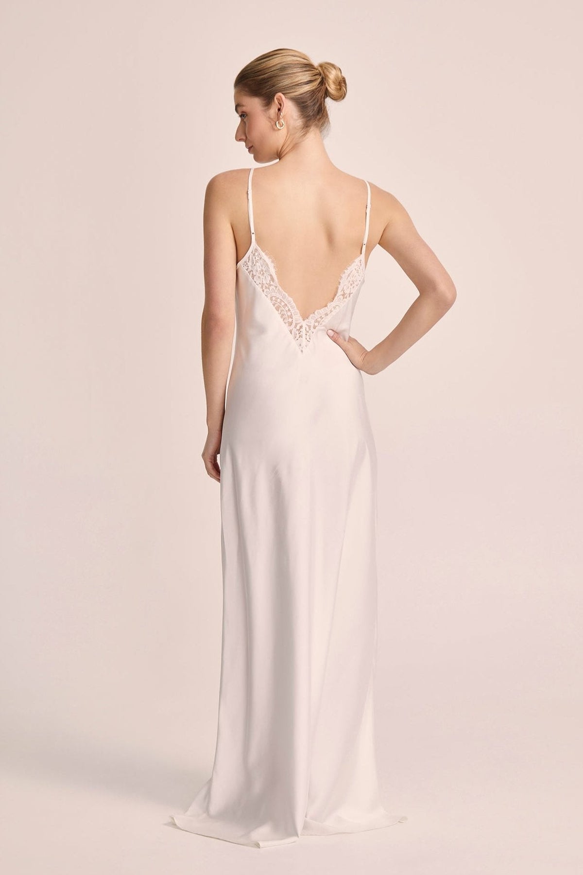 Sian Long Slip - White