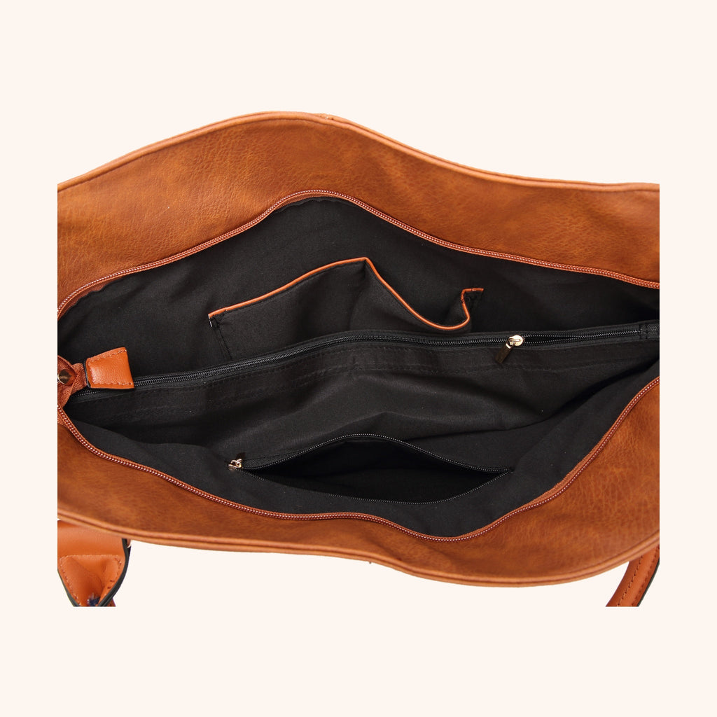 Sac Hobo Souple Anses Zippées