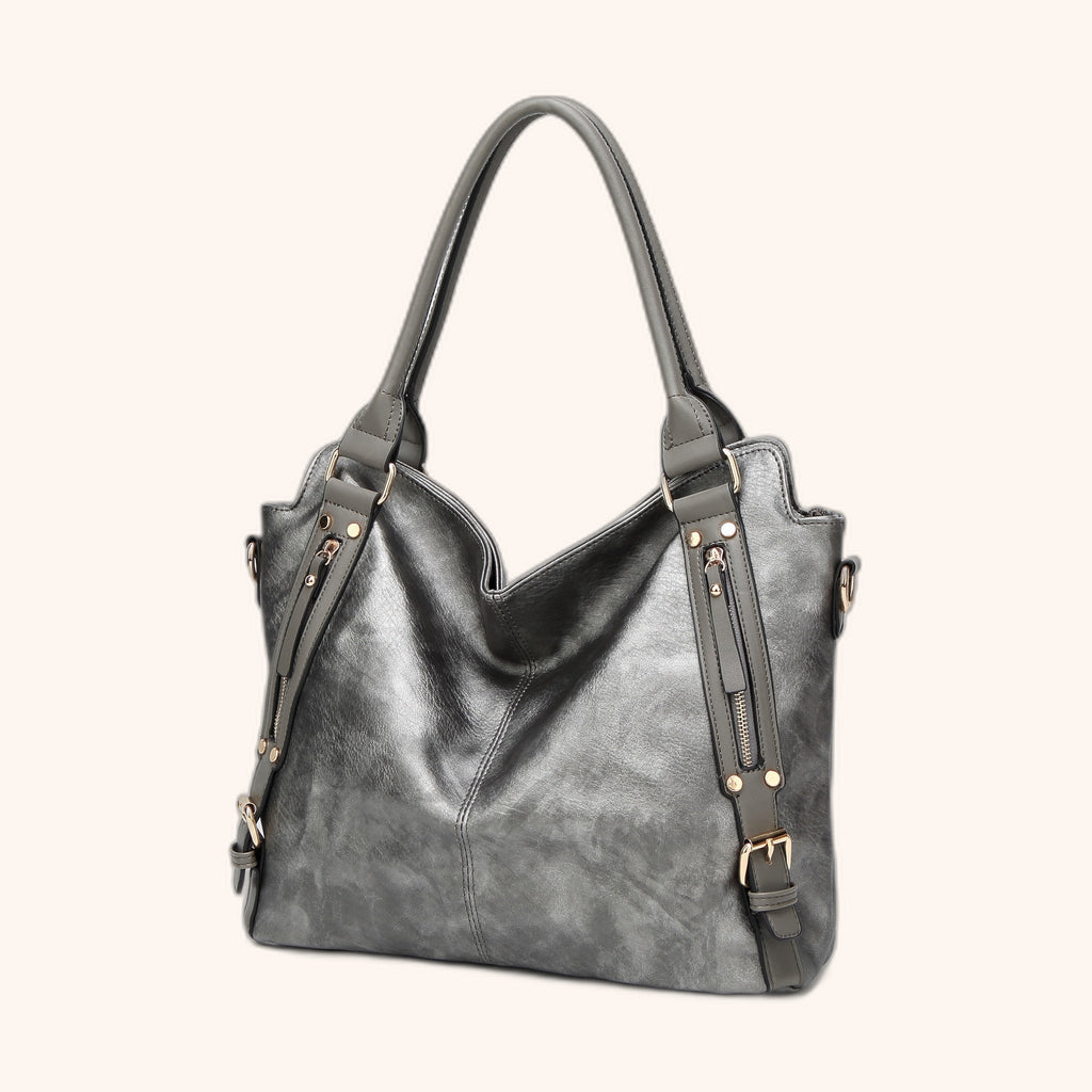 Sac Hobo Souple Anses Zippées