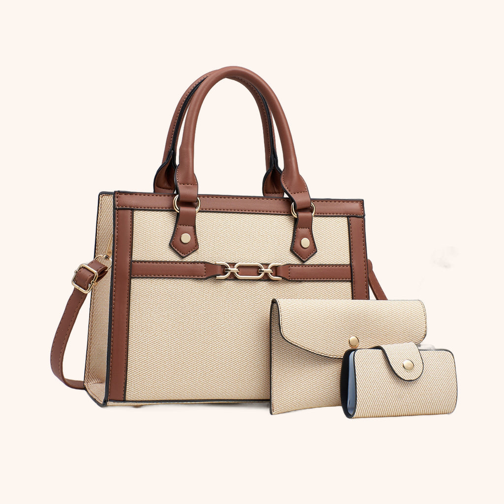 Sac Trois Pièces Femme – Sac à Main, Pochette & Portefeuille