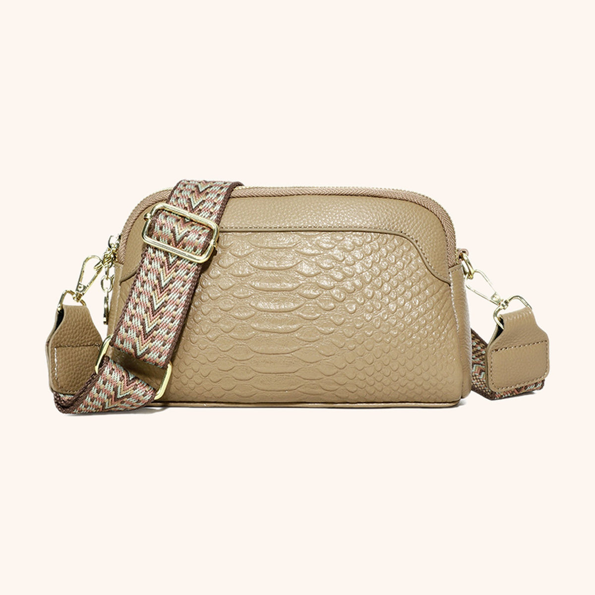 Sac Bandoulière Effet Python
