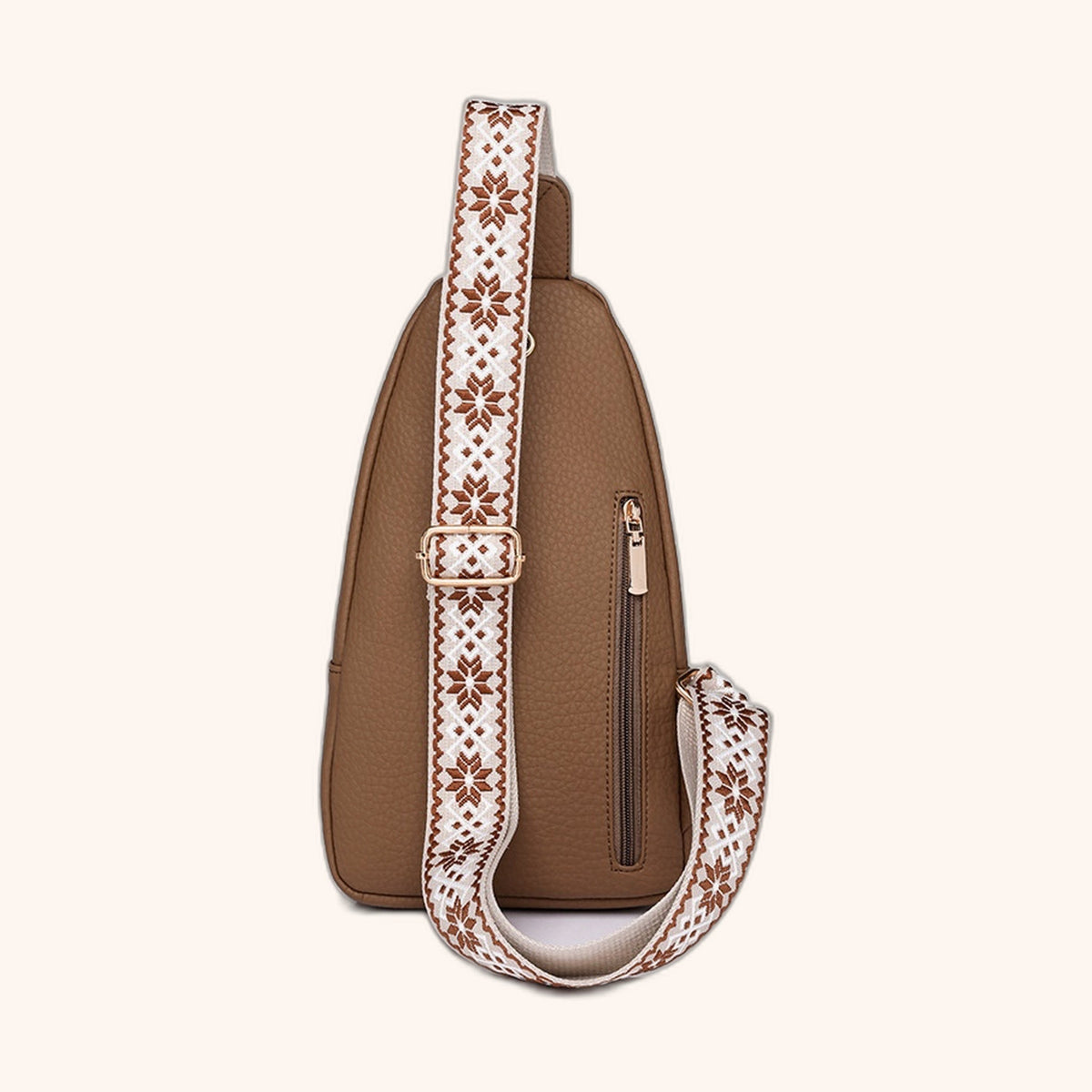 Sacoche Compacte Bandoulière Jacquard